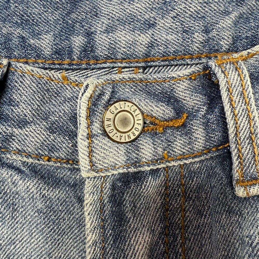 NWT John Galt Slim High Waisted Pants Jeans in Blue Size‎ Small - Picture 3 of 8